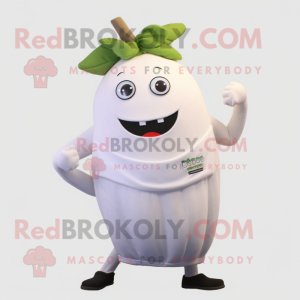 White Beet maskot kostume...