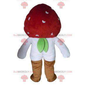 Strawberry maskot ser voldsom og morsom ut - Redbrokoly.com