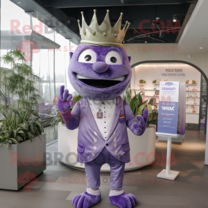 Lavendel King maskot drakt...