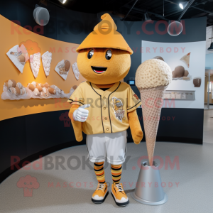 Gouden ijsje mascotte...