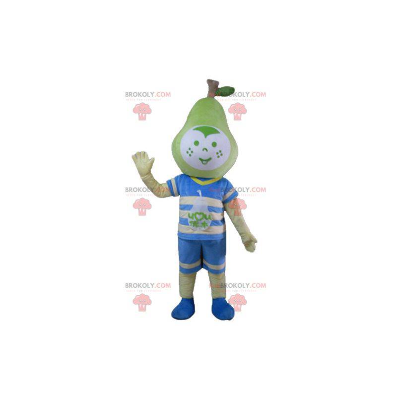 Boy mascot with a pear-shaped head - Redbrokoly.com