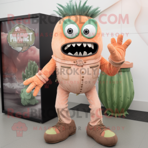 Peach Frankenstein mascotte...