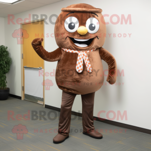 Brown Donut mascotte...