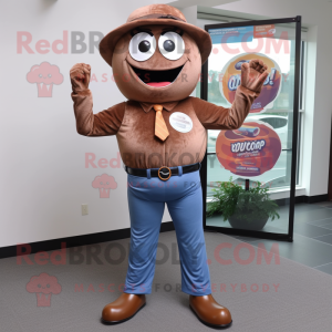 Brown Donut mascotte...