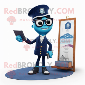 Navy Attorney maskot kostym...