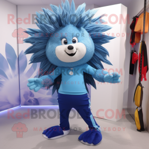 Blue Porcupine mascotte...