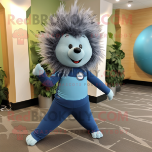 Blue Porcupine mascotte...