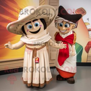 Tan Fajitas maskot drakt...