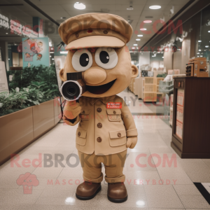 Tan Camera maskot...