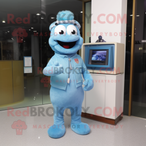 Sky Blue Television maskot...