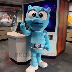 Sky Blue Television maskot...