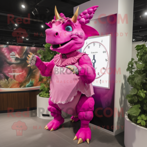 Magenta Triceratops...