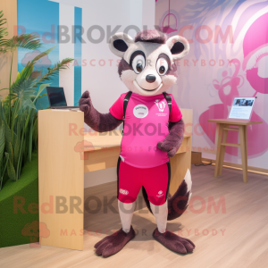 Pink Badger mascotte...