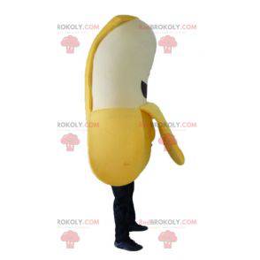 Mascotte giallo banana bianca e nera - Redbrokoly.com