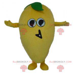 Giant and funny yellow lemon mascot - Redbrokoly.com