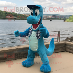 Turquoise Loch Ness Monster...