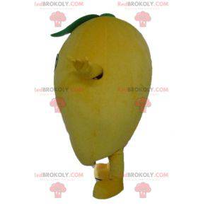 Giant and funny yellow lemon mascot - Redbrokoly.com