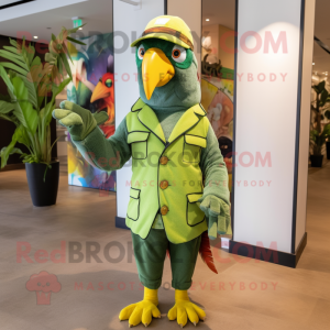 Olive Parrot mascotte...