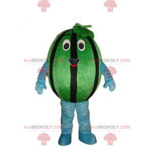 Mascotte gigante di cocomero verde e nero - Redbrokoly.com