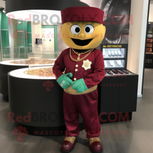 Maroon Pot Of Gold maskot...