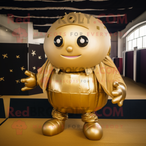Gold Human Cannon Ball...