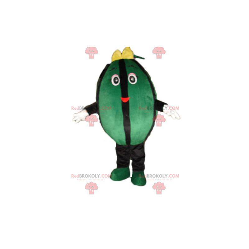 Mascotte gigante di cocomero verde e nero - Redbrokoly.com