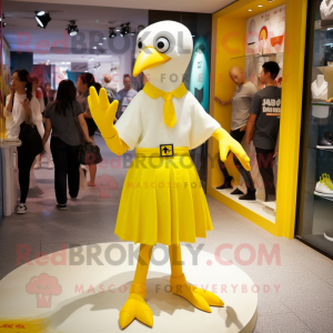 Gele Albatros mascotte...