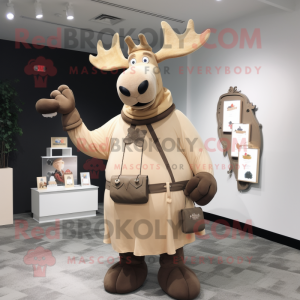 Postava maskota Tan Moose...