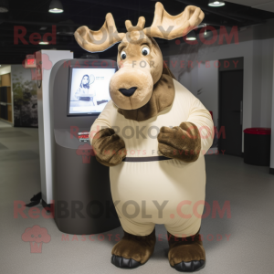 Postava maskota Tan Moose...