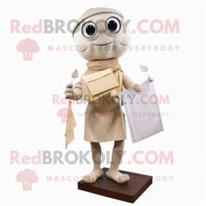 Mascotte de personnage de...