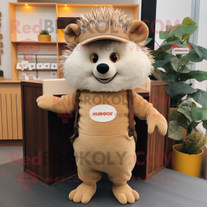 Tan Hedgehog mascotte...