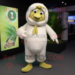 Creme Kiwi maskot kostume...