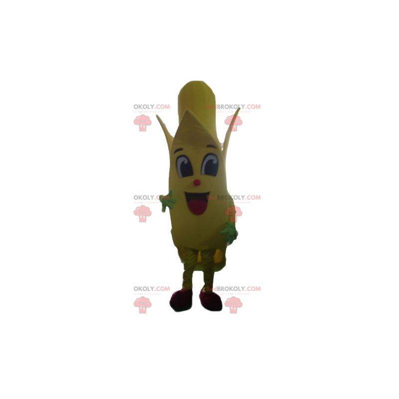Mascote gigante banana amarela - Redbrokoly.com