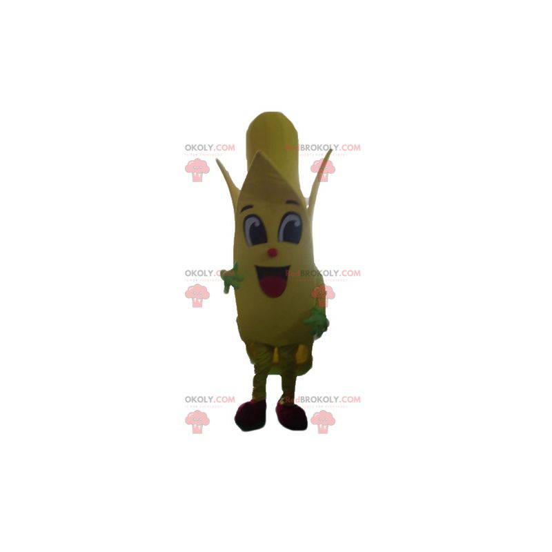 Mascotte de banane jaune géante - Redbrokoly.com