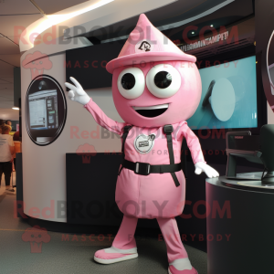 Roze Gyro mascotte kostuum...