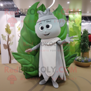 Grå bønnestilk maskot...