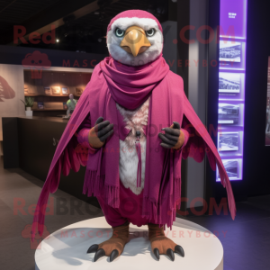 Magenta Falcon maskot...