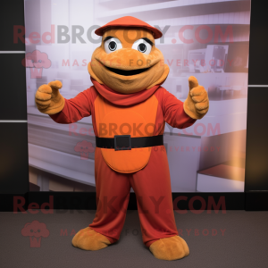 Brown Orange mascotte...