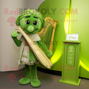 Limegrön Celtic Harpa...