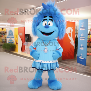 Sky Blue Chief mascotte...