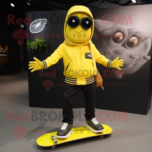 Citrongul skateboard maskot...