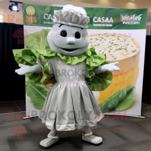 Grå Caesar Sallad maskot...