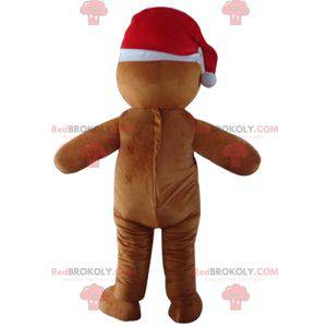 Gingerbread Christmas man mascot - Redbrokoly.com