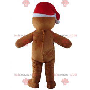 Gingerbread Christmas man mascot - Redbrokoly.com