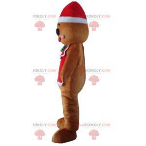 Gingerbread Christmas man mascot - Redbrokoly.com