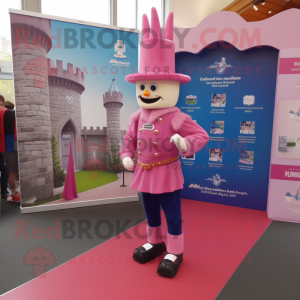 Pink Irish Castle mascotte...