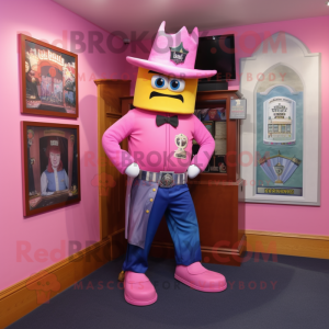 Pink Irish Castle maskot...