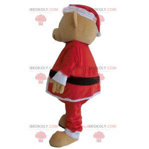 Bamse-maskot i julenissantrekk - Redbrokoly.com