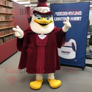 Maroon Attorney maskot...