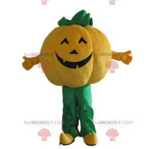 Jätte orange och grön pumpmaskot - Redbrokoly.com